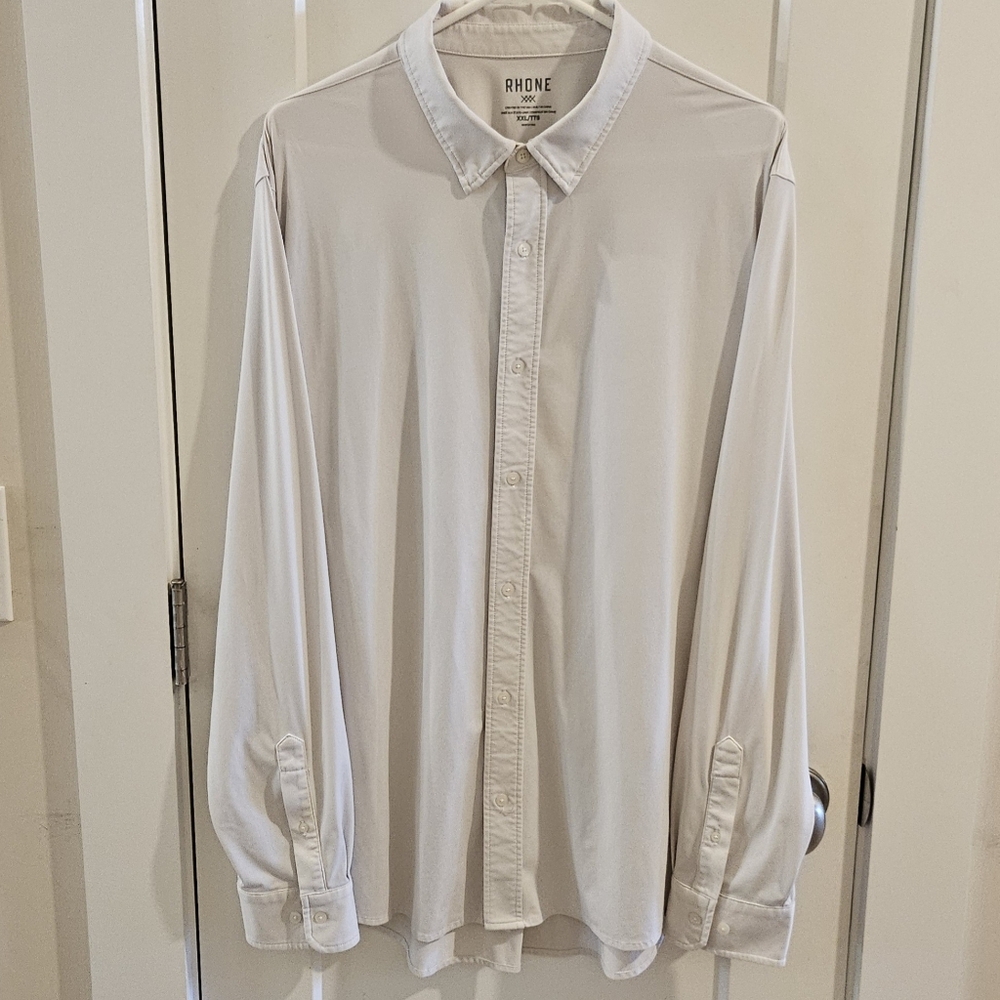 Rhone Commuter Performance Button Down Shirt - Wh… - image 1